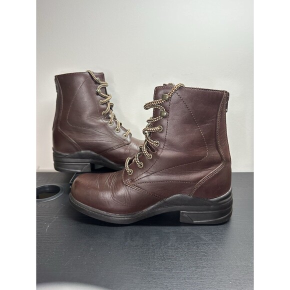 Mountain Horse Riding Boots Women’s US 6 Brown Leather Ankle Back Zip #1375 - Picture 2 of 16